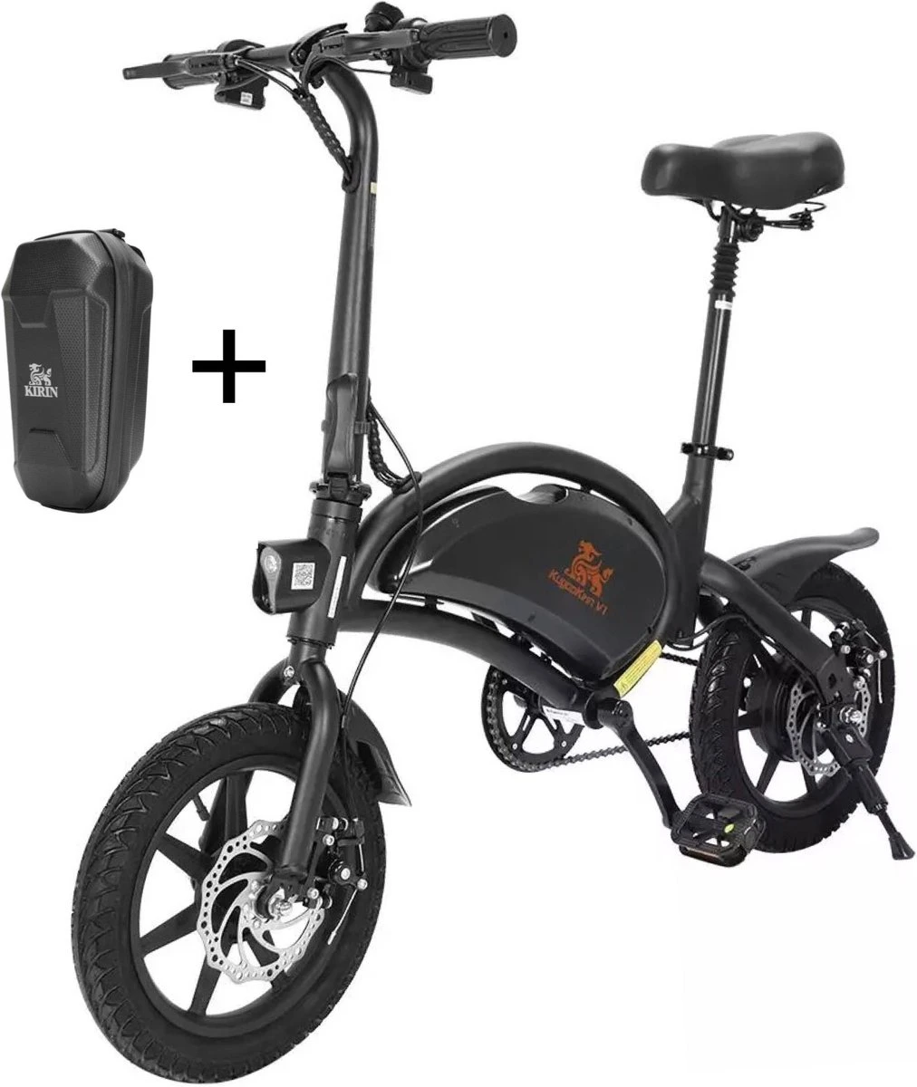 Matrix E Bike - Kugoo B2 Pro - Elektrische Opvouwbare Fiets/step 14 Inch 400W - Met Trappers - Snelheid Max. 45 Km/u 3 Matrix E Bike - Kugoo B2 Pro - Elektrische Opvouwbare Fiets/step 14 Inch 400W - Met Trappers - Snelheid Max. 45 Km/u