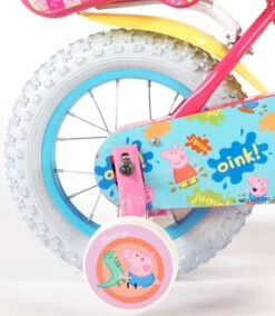 Volare Peppa Pig Kinderfiets - Meisjes - 12 Inch - Roze -Beste Fietsen Winkel 1043x1200