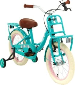 Nogan Puck - Kinderfiets - Meisjesfiets - 16 Inch - Turquoise -Beste Fietsen Winkel 1067x1200 1