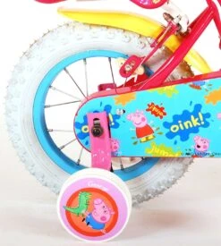 Volare Peppa Pig Kinderfiets - Meisjes - 12 Inch - Roze - 2 Handremmen -Beste Fietsen Winkel 1079x1200 1