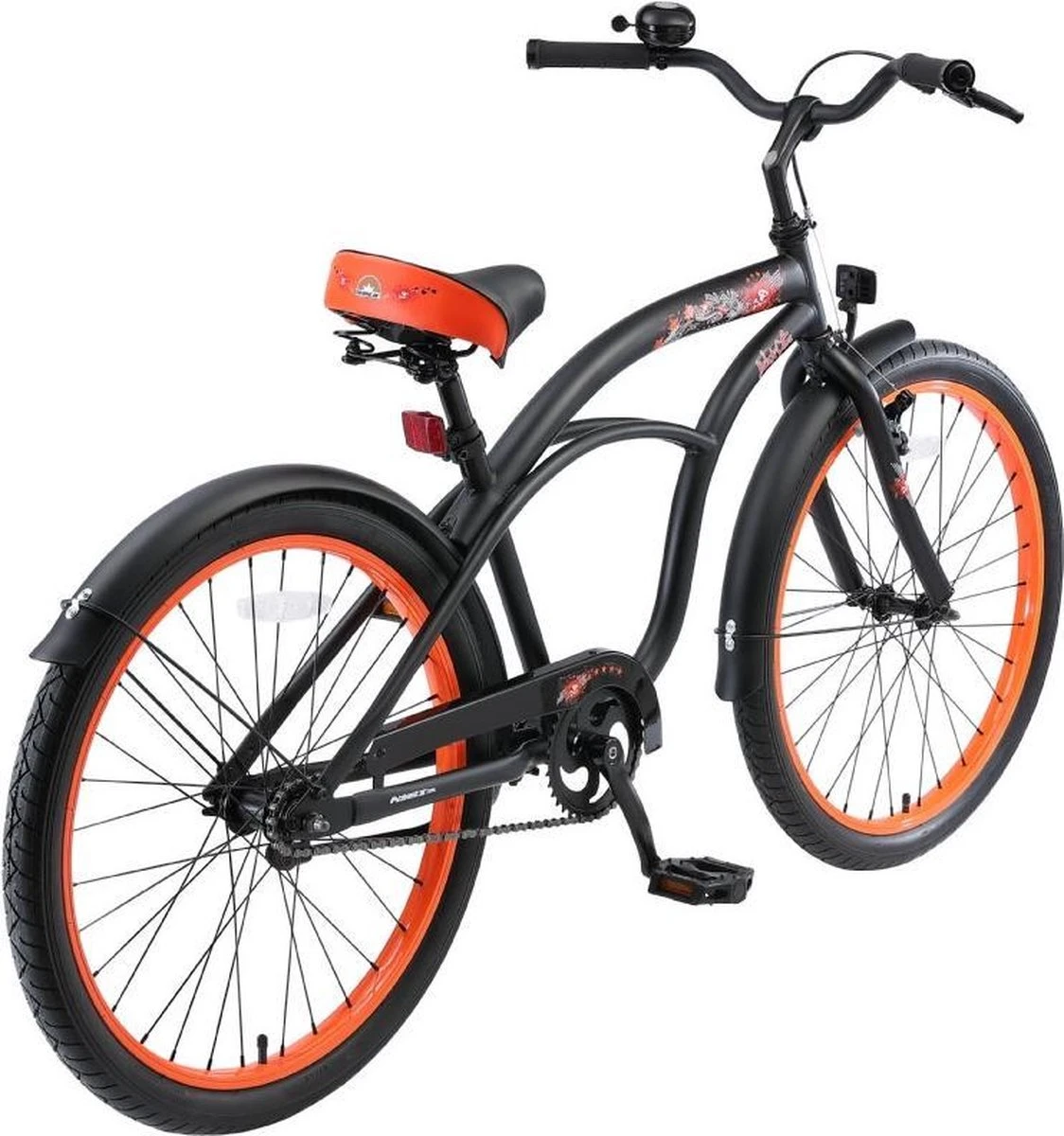 Bikestar 24 Inch Cruiser Kinderfiets, Zwart 5 Bikestar 24 Inch Cruiser Kinderfiets, Zwart - Afbeelding 3