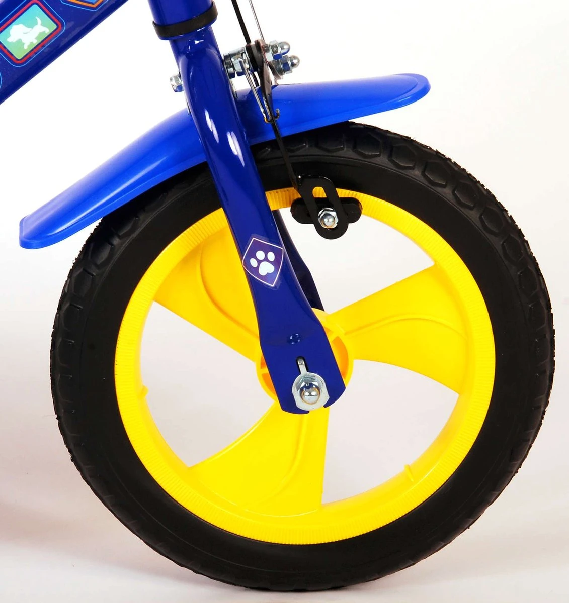 Nickelodeon Paw Patrol Kinderfiets - Jongens - 12 Inch - Blauw/Geel - Doortrapper 5 Nickelodeon Paw Patrol Kinderfiets - Jongens - 12 Inch - Blauw/Geel - Doortrapper - Afbeelding 3