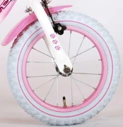 Volare Rose Kinderfiets - Meisjes - 14 Inch - Roze Wit - 95% Afgemonteerd -Beste Fietsen Winkel 1167x1200 1