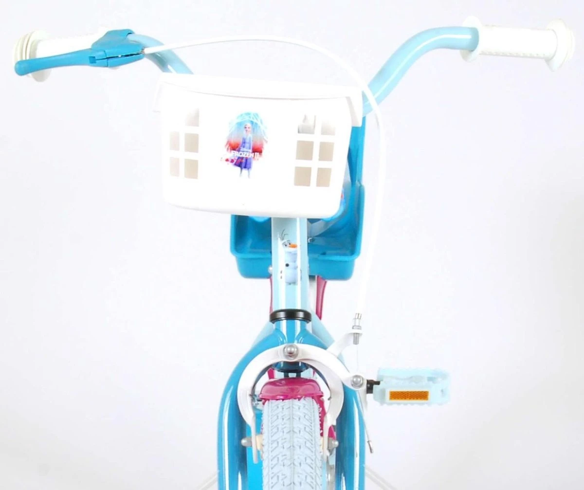Volare Disney Frozen 2 - Kinderfiets - Meisjes - 16 Inch - Blauw/Paars 6 Volare Disney Frozen 2 - Kinderfiets - Meisjes - 16 Inch - Blauw/Paars - Afbeelding 4