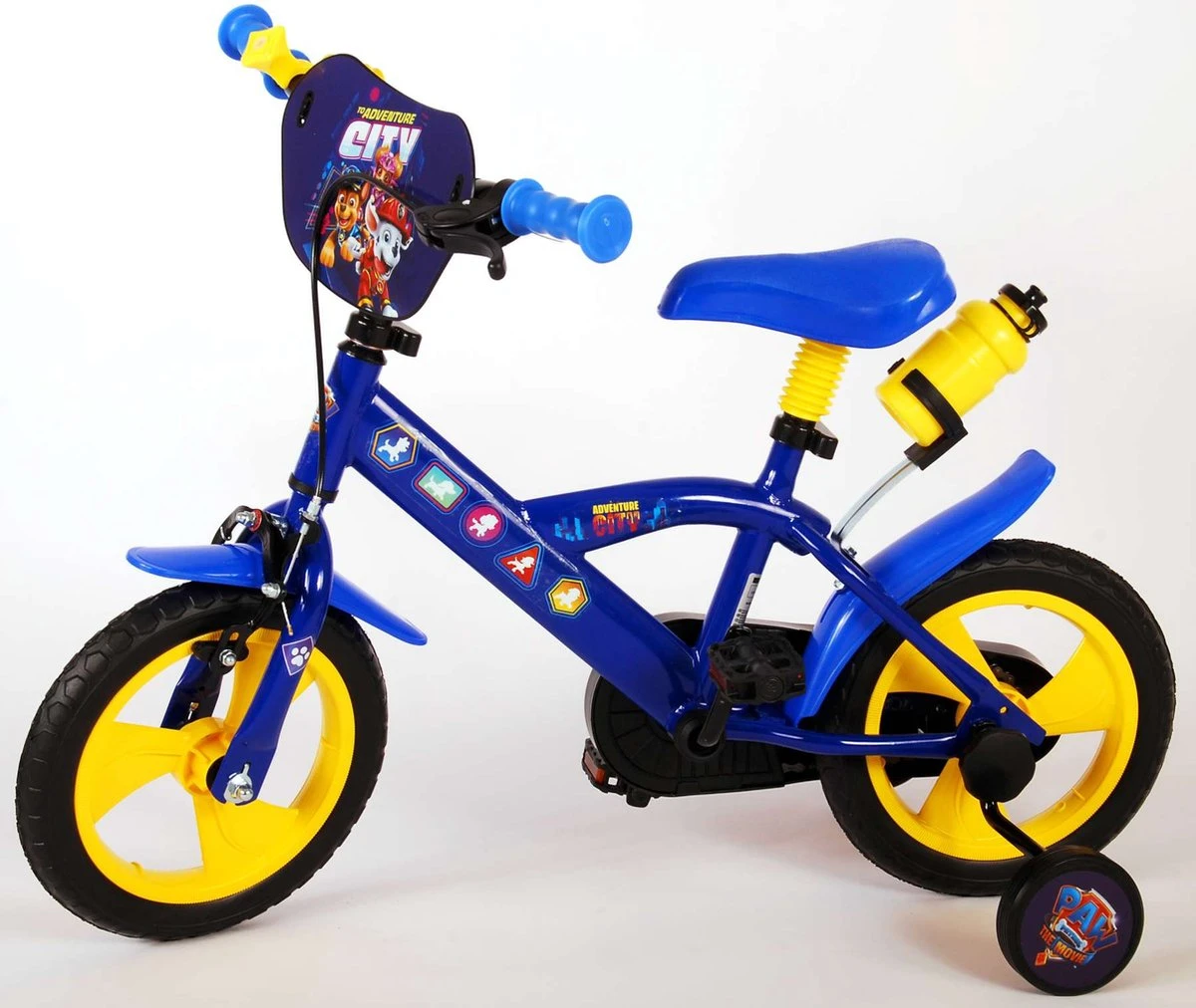 Nickelodeon Paw Patrol Kinderfiets - Jongens - 12 Inch - Blauw/Geel - Doortrapper 13 Nickelodeon Paw Patrol Kinderfiets - Jongens - 12 Inch - Blauw/Geel - Doortrapper - Afbeelding 11