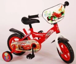 Disney Cars Kinderfiets - Jongens - 10 Inch - Rood - Doortrapper -Beste Fietsen Winkel 1200x1023