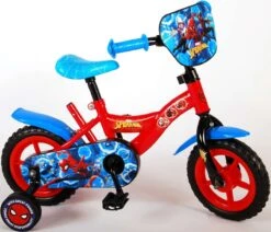 Marvel Spider-Man Kinderfiets - Jongens - 10 Inch - Rood/Blauw - Doortrapper -Beste Fietsen Winkel 1200x1029
