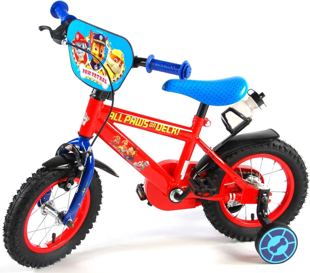 Volare Paw Patrol Kinderfiets - Jongens - 12 Inch - Rood/Blauw 12 Volare Paw Patrol Kinderfiets - Jongens - 12 Inch - Rood/Blauw - Afbeelding 10