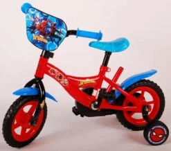Marvel Spider-Man Kinderfiets - Jongens - 10 Inch - Rood/Blauw - Doortrapper -Beste Fietsen Winkel 1200x1057