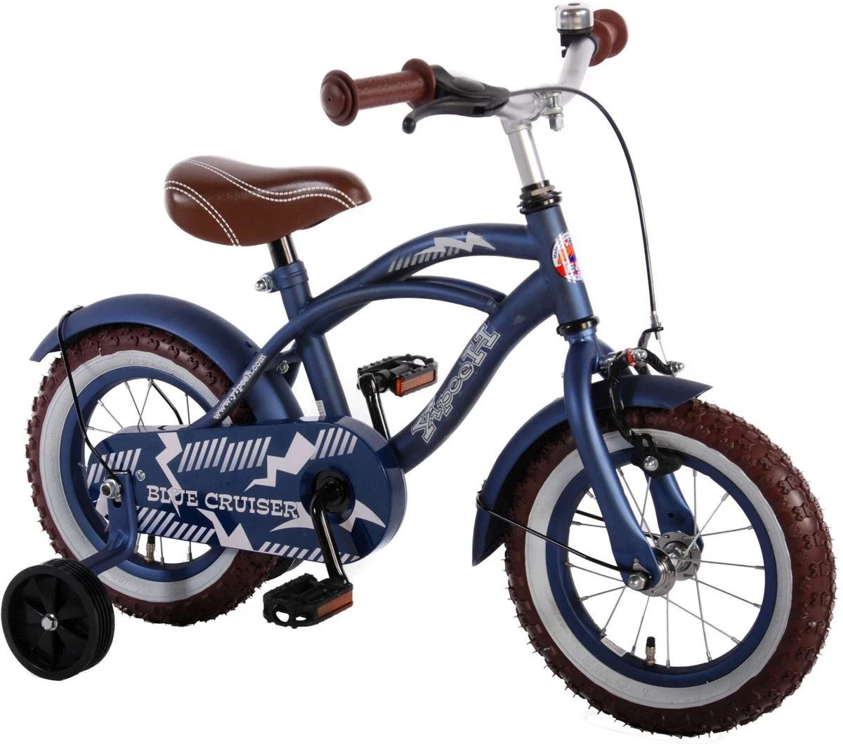 Volare Blue Cruiser Kinderfiets - Jongens - 12 Inch - Blauw - 95% Afgemonteerd 5 Volare Blue Cruiser Kinderfiets - Jongens - 12 Inch - Blauw - 95% Afgemonteerd - Afbeelding 3