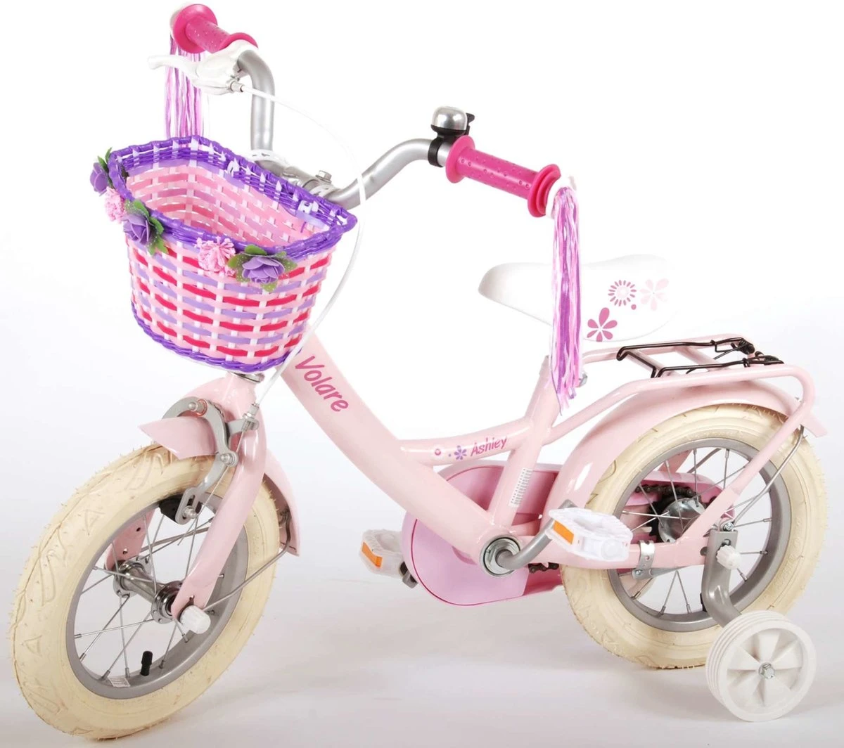 Volare Ashley Kinderfiets - Meisjes - 12 Inch - Roze - 95% Afgemonteerd 9 Volare Ashley Kinderfiets - Meisjes - 12 Inch - Roze - 95% Afgemonteerd - Afbeelding 7
