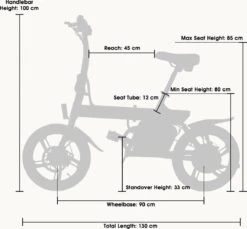 Merkloos Windgoo B20 PRO - E Bike - Elektrische Fiets - 16 Inch - 250W - 7.8Ah Batterij - Max. 25km/u - Zwart - Incl. GSM Houder -Beste Fietsen Winkel 1200x1111 2