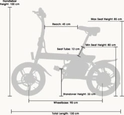Windgoo B-20 Elektrische Vouwfiets - Snelheid 25 Km/h - 15-20 Km Bereik - Schijfremmen -Beste Fietsen Winkel 1200x1111 4