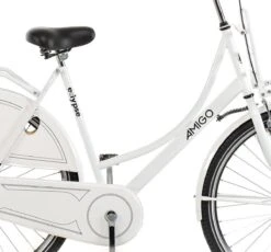 Amigo Eclypse Transportfiets 28 Inch - Omafiets Met Voordrager - Wit -Beste Fietsen Winkel 1200x1117 2