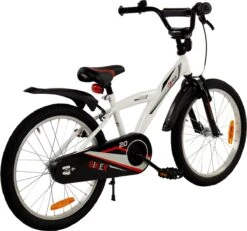 2Cycle Biker Kinderfiets - 20 Inch - Wit - Jongensfiets -Beste Fietsen Winkel 1200x1123
