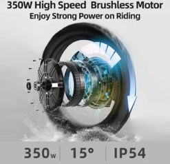 F-Wheel DYU A5 - Elektrische Vouwfiets - E Bike - 14 Inch - 7.5 Ah - 25km/u - Zwart -Beste Fietsen Winkel 1200x1154