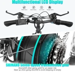 HITWAY Elektrische Fiets Voor Volwassenen | Ebikes Fietsen Stadsfiets | 250W 36V Motor | 7 VERSNELLINGSSYSTEE | 26 Inch - Wit -Beste Fietsen Winkel 1200x1158