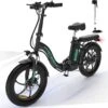 Hitway BK6 Elektrische Fiets | Opvouwbare E-bike | 20 Inch Fat Tire | 350W Motor | 10Ah | Zwart/Groen -Beste Fietsen Winkel 1200x1178 5