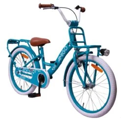 Amigo Bloom Meisjesfiets - Kinderfiets 20 Inch - Turquoise -Beste Fietsen Winkel 1200x1197