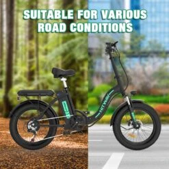 HITWAY E-Bike Elektrische Fiets 20 Inch Fat Tire E-Bicycle Vouwfiets, 250 W/36 V/11,2 Ah Accu, Max. Bereik Tot 35-90 Km, Offroad-mountainbike Met Shimano 7-versnellingen, City EBike Met Slot -Beste Fietsen Winkel 1200x1200 1