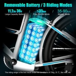 Hitway Elektrische Fiets | E-bike Damesfiets | 26 Inch | 250W Motor | Wit -Beste Fietsen Winkel 1200x1200 104