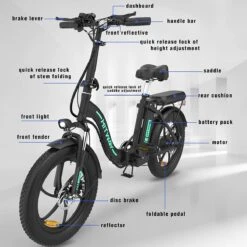 Hitway BK6 Elektrische Fiets | Opvouwbare E-bike | 20 Inch Fat Tire | 350W Motor | 10Ah | Zwart/Groen 17 Hitway BK6 Elektrische Fiets | Opvouwbare E-bike | 20 Inch Fat Tire | 350W Motor | 10Ah | Zwart/Groen -Beste Fietsen Winkel 1200x1200 143