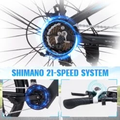 Hitway Elektrische Fiets Off-Road | Electric Mountain Bike | E-bike | 250W Motor | 26 Inch | Zwart -Beste Fietsen Winkel 1200x1200 145