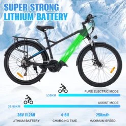 Hitway Elektrische Fiets Off-Road | Electric Mountain Bike | E-bike | 250W Motor | 26 Inch | Zwart -Beste Fietsen Winkel 1200x1200 148