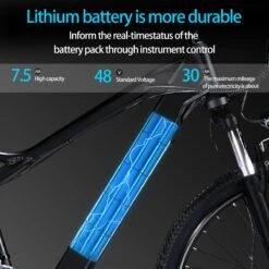 Elektrische Fiets Off-Road | E-Fietsen | Electric Mountain Bike | E-bike | 250W Motor | 26 Inch | Zwart BK7 -Beste Fietsen Winkel 1200x1200 24