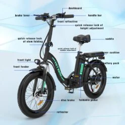 HITWAY Elektrische Fiets - E-Bike - 20 Inch Fatbike - 250 W- Shimano 7 Versnellingen -Beste Fietsen Winkel 1200x1200 30