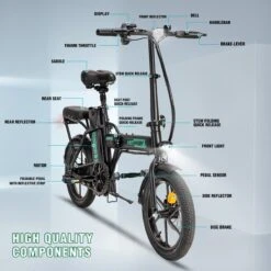 Hitway Elektrische Fiets | Opvouwbare E-bike | 16 Inch | 250W Motor | Zwart 13 Hitway Elektrische Fiets | Opvouwbare E-bike | 16 Inch | 250W Motor | Zwart -Beste Fietsen Winkel 1200x1200 54