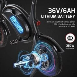 Windgoo B3 Mini-scooter - Opvouwbare Fiets - Zwart -Beste Fietsen Winkel 1200x1200 7