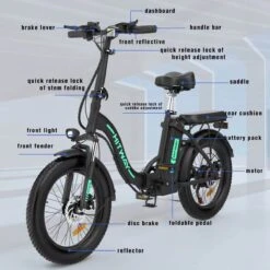 HITWAY E Bike Elektrische Fiets 20 Inch Dikke Band Opvouwbare Elektrische Fiets, 250W/36V/11,2Ah Batterij, Max. Bereik Tot 35-90km, Off-road Mountainbike Met Shimano 7 Versnellingen, Stad EBike Heren Dames 13 HITWAY E Bike Elektrische Fiets 20 Inch Dikke Band Opvouwbare Elektrische Fiets, 250W/36V/11,2Ah Batterij, Max. Bereik Tot 35-90km, Off-road Mountainbike Met Shimano 7 Versnellingen, Stad EBike Heren Dames -Beste Fietsen Winkel 1200x1200 81