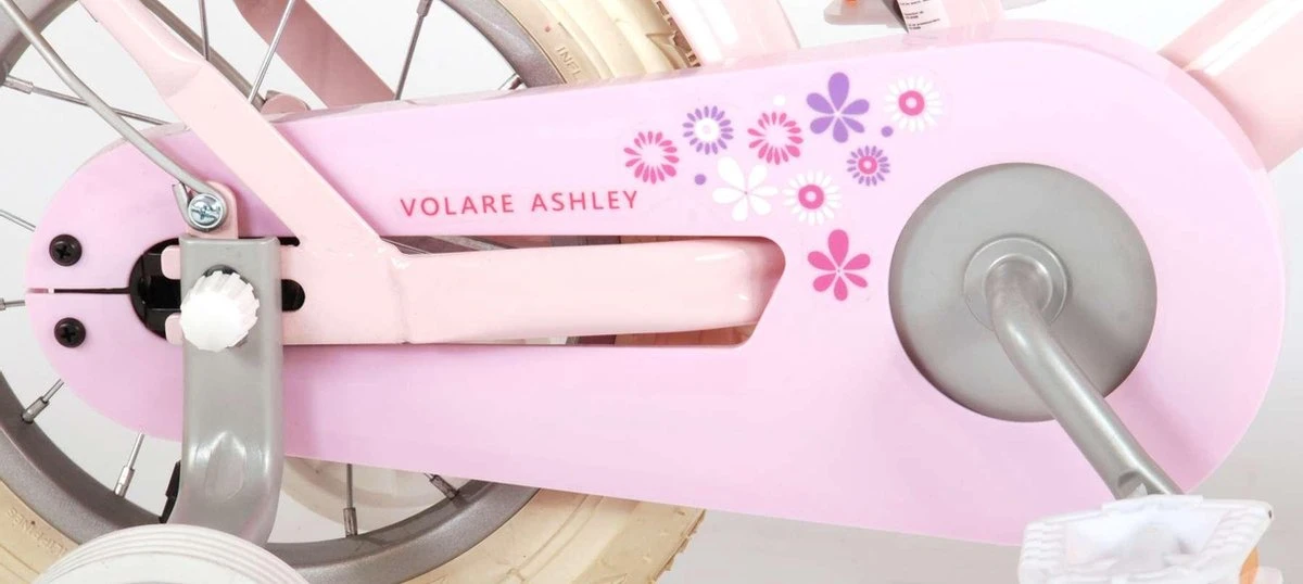 Volare Ashley Kinderfiets - Meisjes - 12 Inch - Roze - 95% Afgemonteerd 15 Volare Ashley Kinderfiets - Meisjes - 12 Inch - Roze - 95% Afgemonteerd - Afbeelding 13