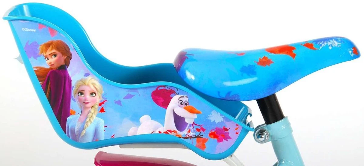 Volare Disney Frozen 2 Kinderfiets - Meisjes - 12 Inch - Blauw/Paars 13 Volare Disney Frozen 2 Kinderfiets - Meisjes - 12 Inch - Blauw/Paars - Afbeelding 11