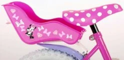 Volare Disney Minnie Cutest Ever! - Kinderfiets - Meisjes - 14 Inch - Roze -Beste Fietsen Winkel 1200x589