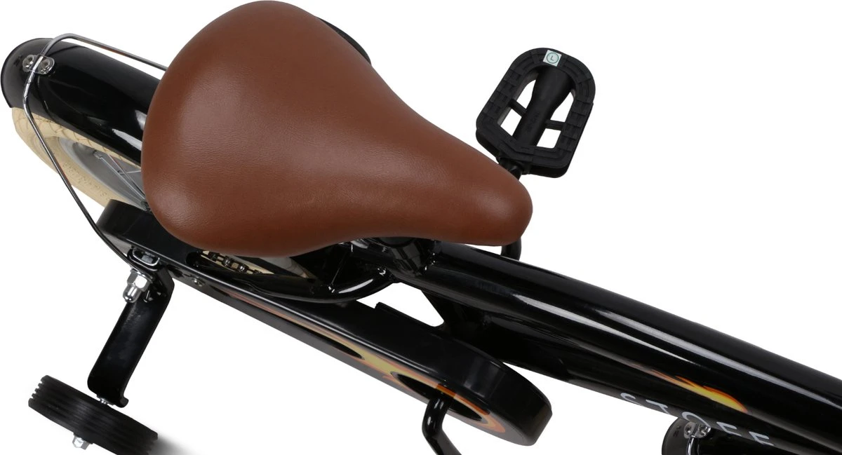 SJOEF Cruise Jongensfiets 12 Inch - Zwart 9 SJOEF Cruise Jongensfiets 12 Inch - Zwart - Afbeelding 7