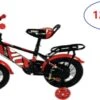 Kinderfiets - 12 Inch Kinderfiets -vanaf 2-4 Jaar Jongens En Meisjes Fietsen - Terugtrap -Rem -Stabilisatoren（2 Zijwieltjes）- Mandje - Achterbank - Rood -Beste Fietsen Winkel 1200x682 1