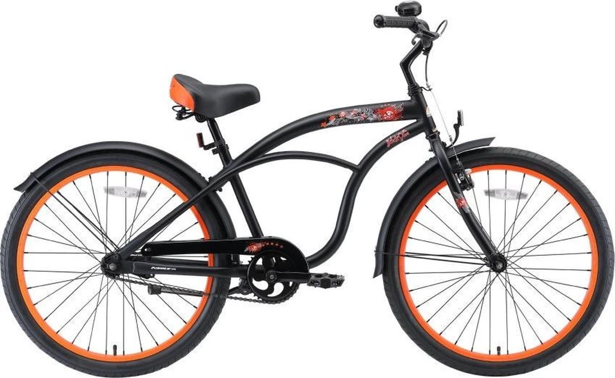 Bikestar 24 Inch Cruiser Kinderfiets, Zwart 9 Bikestar 24 Inch Cruiser Kinderfiets, Zwart - Afbeelding 7