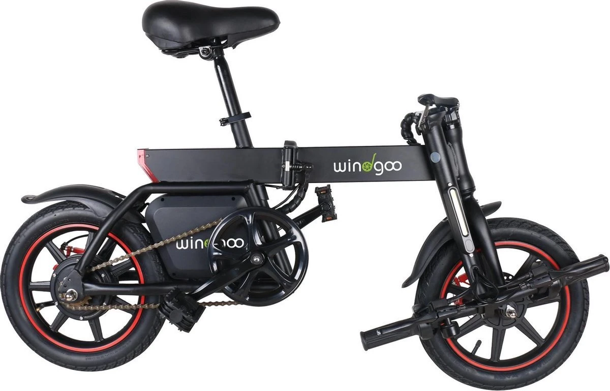 Elektrische Vouwfiets - Windgoo B20 PRO + Stepgo Reistas - 25 Km/h - Elektrische Fiets Opvouwbaar - Plooifiets Voor Kinderen & Volwassenen 5 Elektrische Vouwfiets - Windgoo B20 PRO + Stepgo Reistas - 25 Km/h - Elektrische Fiets Opvouwbaar - Plooifiets Voor Kinderen & Volwassenen - Afbeelding 3