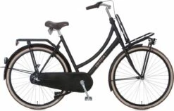 Cortina U4 - Stadsfiets - D50 - Jet Black Matt - R3