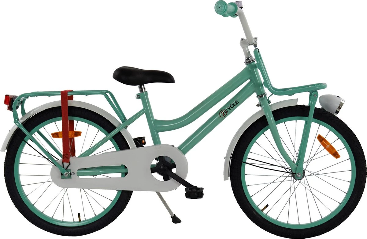 2Cycle Pretty Kinderfiets - 20 Inch - Voordrager - Groen - Meisjesfiets 5 2Cycle Pretty Kinderfiets - 20 Inch - Voordrager - Groen - Meisjesfiets - Afbeelding 3