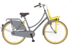 Popal Daily Dutch Basic Season - 26 Inch - Meisjesfiets - Transport - Grijs Geel