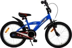 2Cycle Biker Kinderfiets - 18 Inch - Blauw - Jongensfiets -Beste Fietsen Winkel 1200x801 2