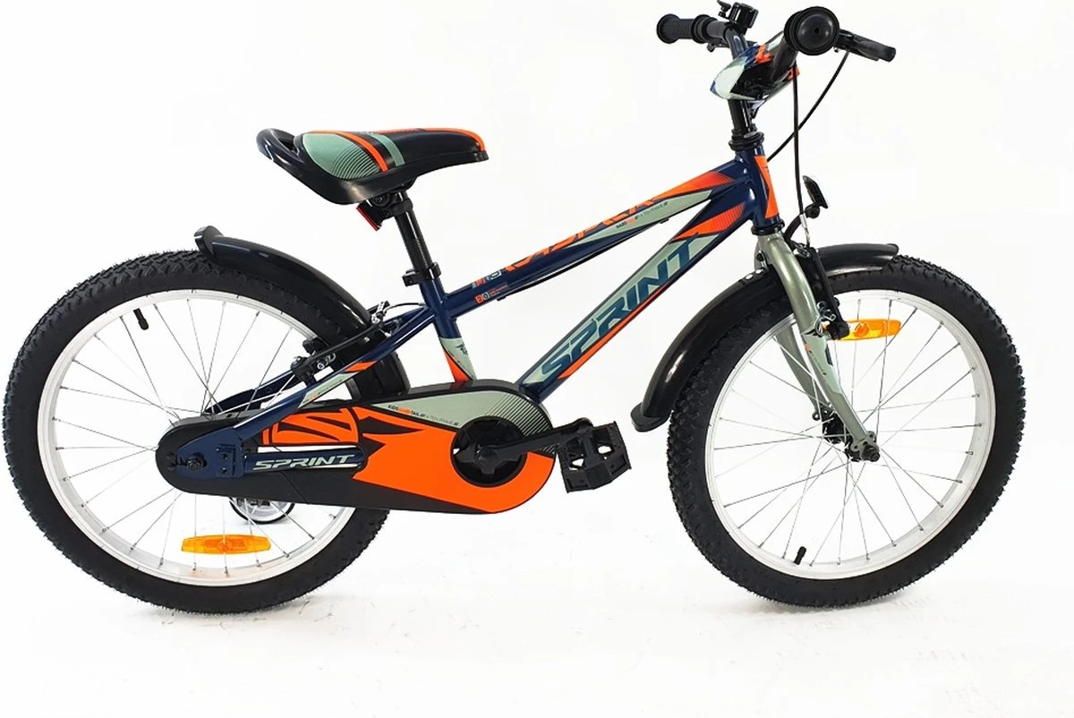 Sprint Casper - Mountainbike - Jongensfiets 20 Inch - Blauw/Oranje - Kinderfiets - Framemaat:26 Cm - BK21SI0810_2 Rij1-3-4 3 Sprint Casper - Mountainbike - Jongensfiets 20 Inch - Blauw/Oranje - Kinderfiets - Framemaat:26 Cm - BK21SI0810_2 Rij1-3-4