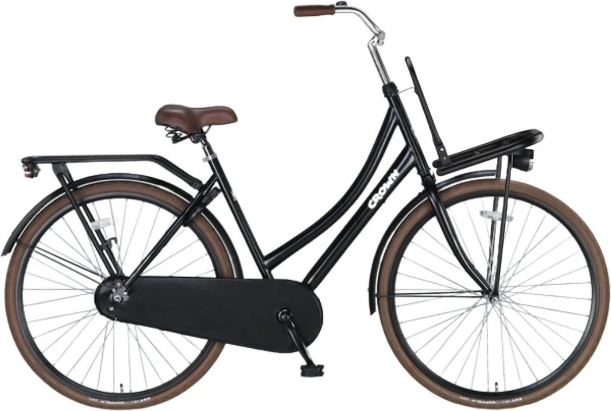 Crown Moscow Omafiets 28 Inch 53cm Zwart 4 Crown Moscow Omafiets 28 Inch 53cm Zwart - Afbeelding 3