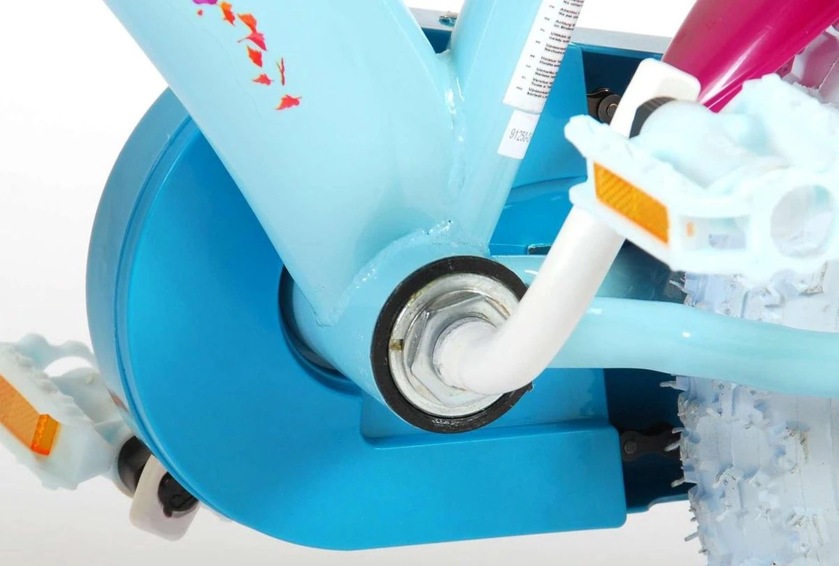 Volare Disney Frozen 2 Kinderfiets - Meisjes - 12 Inch - Blauw/Paars 6 Volare Disney Frozen 2 Kinderfiets - Meisjes - 12 Inch - Blauw/Paars - Afbeelding 4