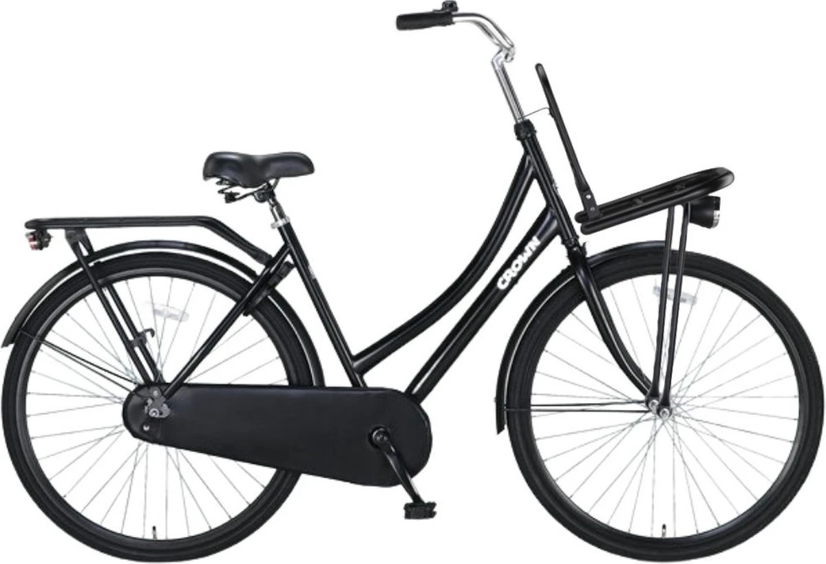 Crown Moscow Omafiets 28 Inch 53cm Zwart 2 Crown Moscow Omafiets 28 Inch 53cm Zwart