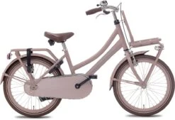 Valetta Cargo - Transportfiets - Meisjesfiets - 20 Inch - Mat Flamingo