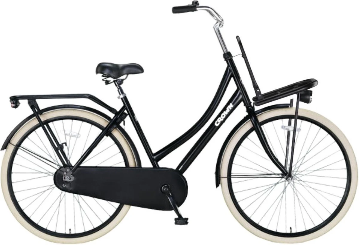 Crown Moscow Omafiets 28 Inch 53cm Zwart 3 Crown Moscow Omafiets 28 Inch 53cm Zwart - Afbeelding 2